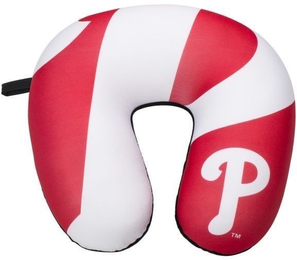 Philadelphia Phillies Travel Neck Pillow 12" X 13" Super Soft Fleece Mlb Fan