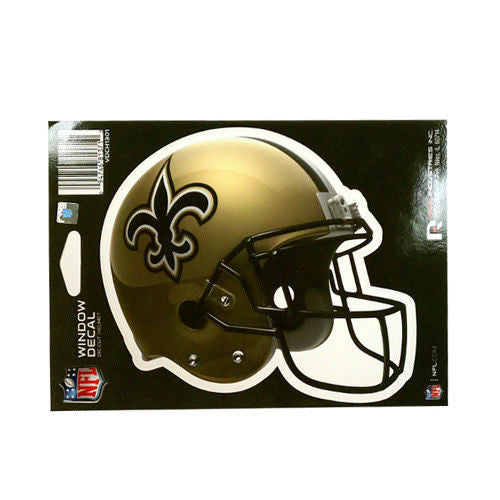 New Orleans Saints Helmet Window Decal 5.25" X 6.25" Fleur De Lis Nfl Sticker