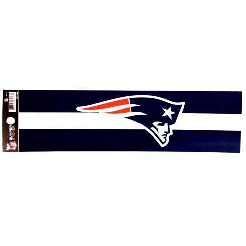 New England Patriots Bumper Sticker 11" X 3" Nfl Football Decal Car Truck Sign