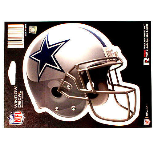 Dallas Cowboys Helmet Window Decal 5.25" X 6.25" Nfl Sticker Car Truck Die-Cut