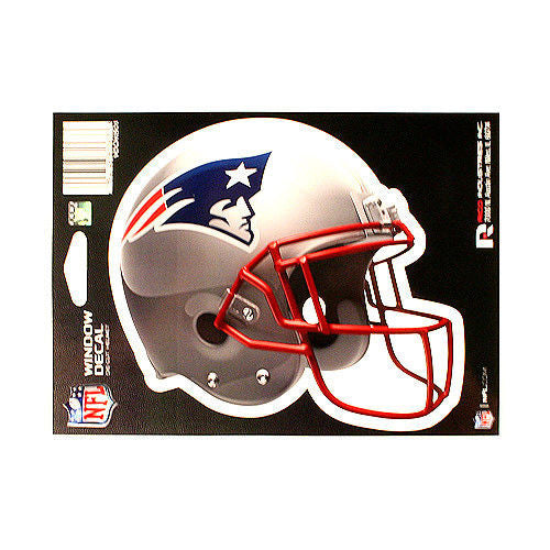 NEW ENGLAND PATRIOTS HELMET WINDOW DECAL 5.25" X 6.25" NFL STICKER CAR  DIE-CUT