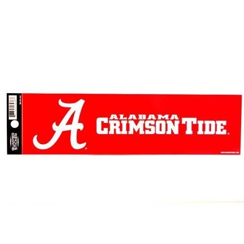 Alabama Crimson Tide Bumper Sticker 11" X 3" Football Car Truck Bama Decal Roll