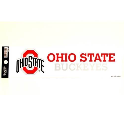 Ohio State Buckeyes Bumper Sticker 11" X 3" Football Ncaa Car Truck Decal Osu