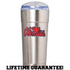 Ole Miss Rebels Drinkware Vacuum Insulated Stainless Steel Tumbler 24Oz