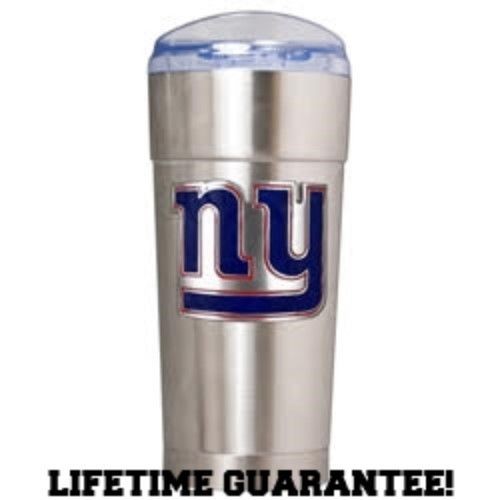 New York Giants Vacuum Insulated Stainless Steel Tumbler 24Oz Travel Bpa Free