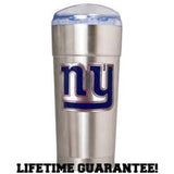 New York Giants Vacuum Insulated Stainless Steel Tumbler 24Oz Travel Bpa Free