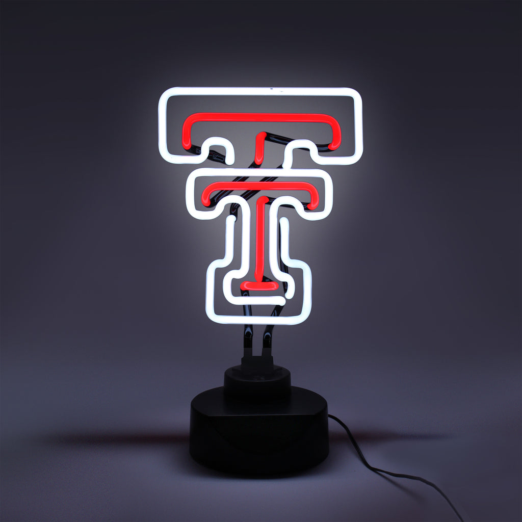 Texas Tech Red Raiders Neon Sign Light Lamp University Man Cave Game Room Office