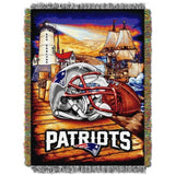 New England Patriots Home Field Advantage Woven Tapestry Throw