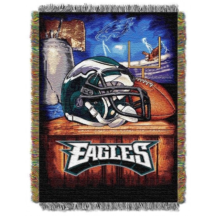 Philadelphia Eagles Home Field Advantage Woven Tapestry Throw Football