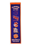Clemson Tigers Heritage Banner University Ncaa