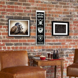 Oakland Raiders Heritage Banner Nfl Man Cave Game Room Office