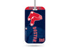 Boston Red Sox Id Travel Crystal View Baseball Luggage Team Tag Bag Mlb