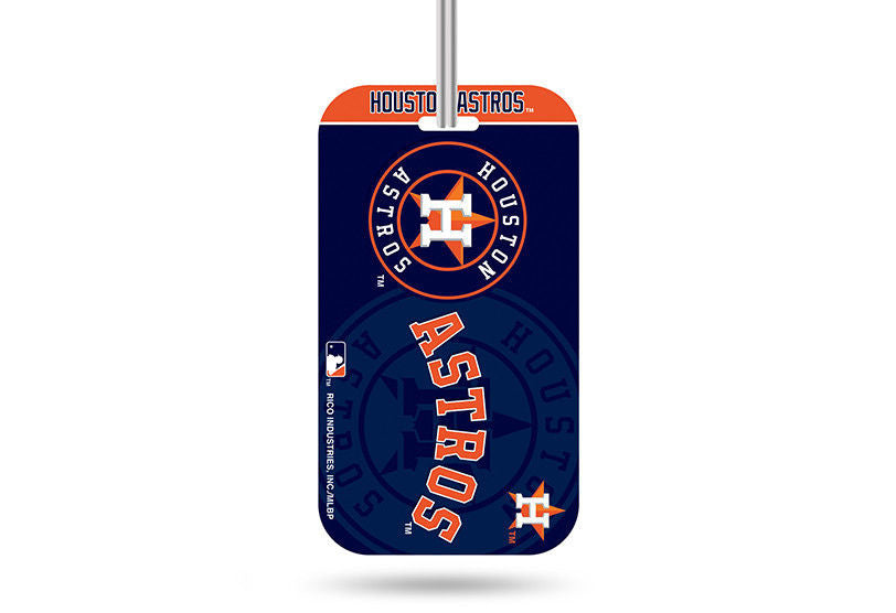 Houston Astros Id Travel Crystal View Baseball Luggage Team Tag