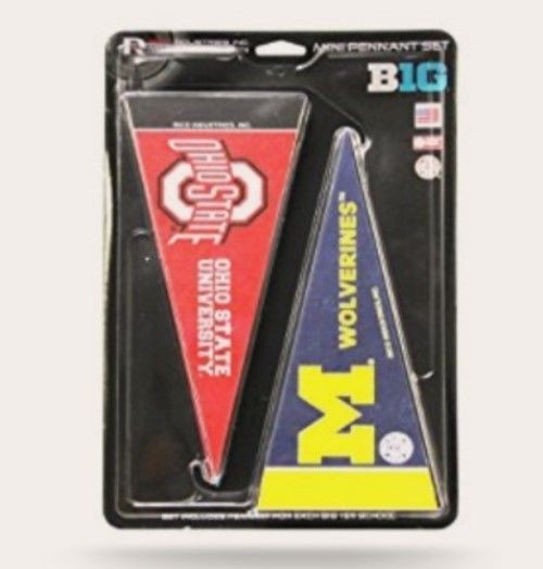 BIG TEN CONFERENCE MINI PENNANT SET 10" 15 PC
