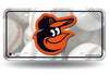 BALTIMORE ORIOLES CAR TAG METAL MLB SIGN