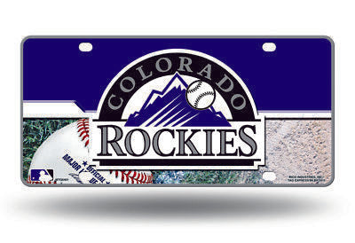 Colorado Rockies Car Truck Tag License Plate Mlb Baseball Metal Sign