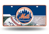 NEW YORK METS CAR TRUCK TAG LICENSE PLATE MLB BASEBALL METAL SIGN NY
