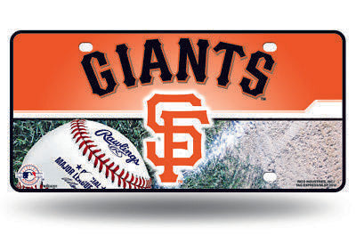 San Francisco Giants Car Truck Tag License Plate Metal Sign