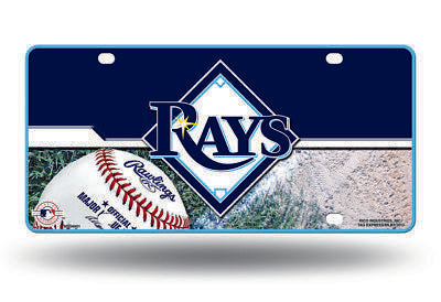 TAMPA BAY RAYS CAR TRUCK TAG LICENSE PLATE MLB BASEBALL METAL SIGN