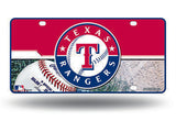 Texas Rangers Car Truck Tag License Plate Metal Sign