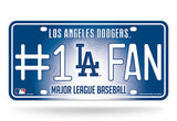 Los Angeles Dodgers #1 Fan Car Tag MLB