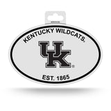 KENTUCKY WILDCATS BLACK AND WHITE OVAL DECAL STICKER 4
