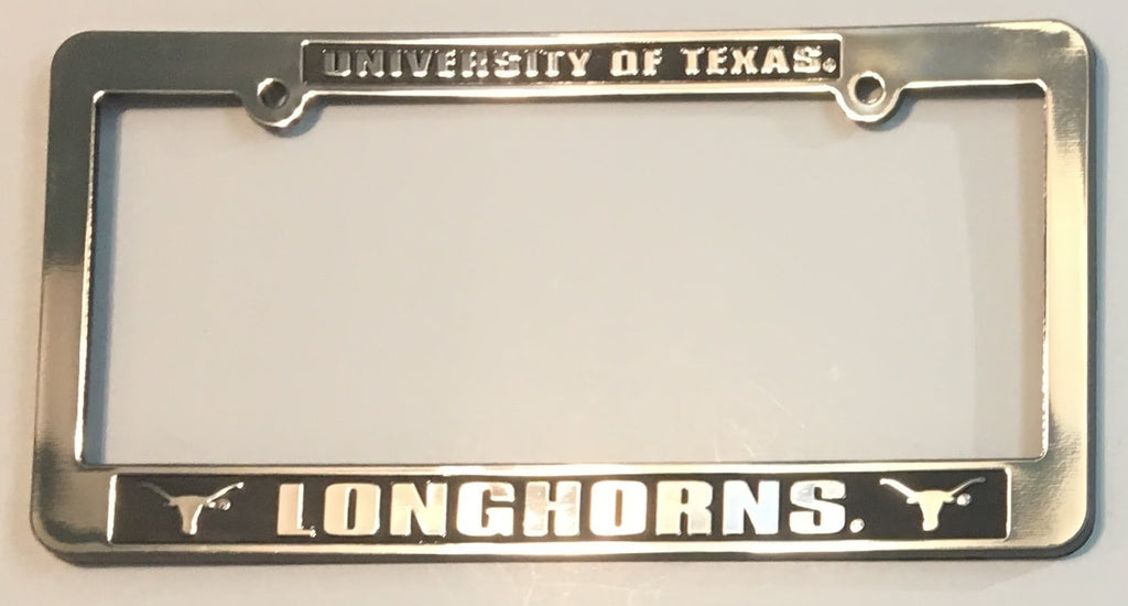 Texas Longhorns License Plate Frame