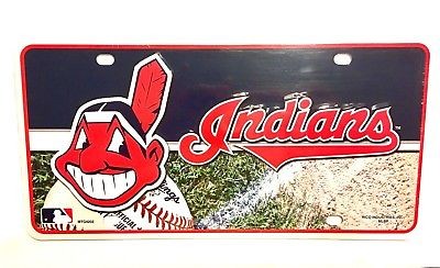 Cleveland Indians Car License Plate
