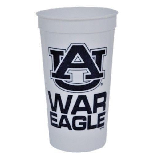 AUBURN TIGERS STADIUM TYPE CUPS 32OZ SET OF 4 WAR EAGLE TAILGATING NCAA PARTY