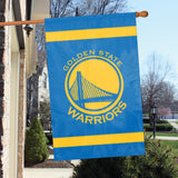 Golden State Warriors Applique Banner House Flag Outdoor 44