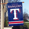 Texas Rangers Applique Banner House Flag Outdoor 44