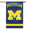 Michigan Wolverines Applique Banner House Flag Indoor Outdoor 44
