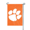Clemson Tigers Garden Flag Applique Embroidered Premium Quality Full Size Nylon