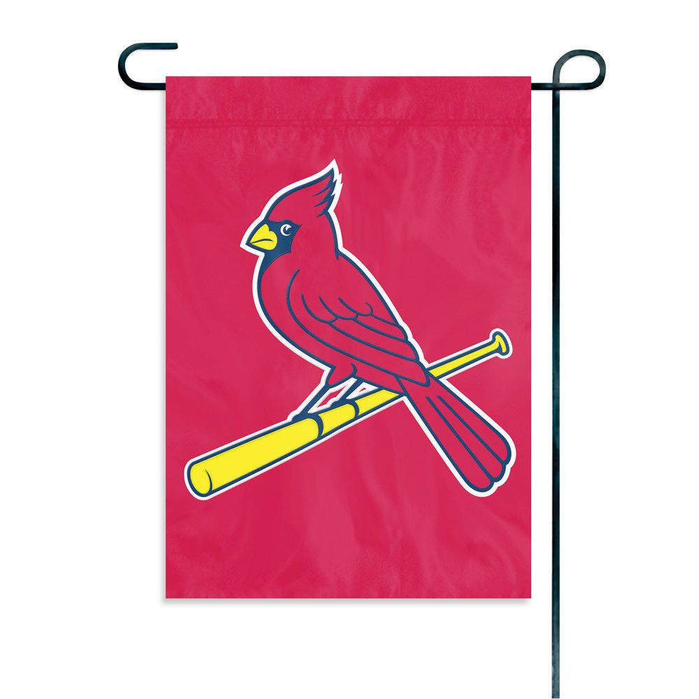 ST. LOUIS CARDINALS GARDEN FLAG APPLIQUE EMBROIDERED FREE WINDOW HANGER PREMIUM