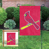 ST. LOUIS CARDINALS GARDEN FLAG APPLIQUE EMBROIDERED FREE WINDOW HANGER PREMIUM
