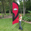 Arkansas Razorbacks 8.5 Foot Tall Team Flag 11.5' Pole Sign Banner Applique