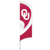 OKLAHOMA SOONERS 8.5 FOOT TALL TEAM FLAG 11.5' POLE SIGN BANNER APPLIQUE