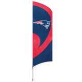 NEW ENGLAND PATRIOTS 8.5 FOOT TALL TEAM FLAG 11.5' POLE SIGN BANNER NFL