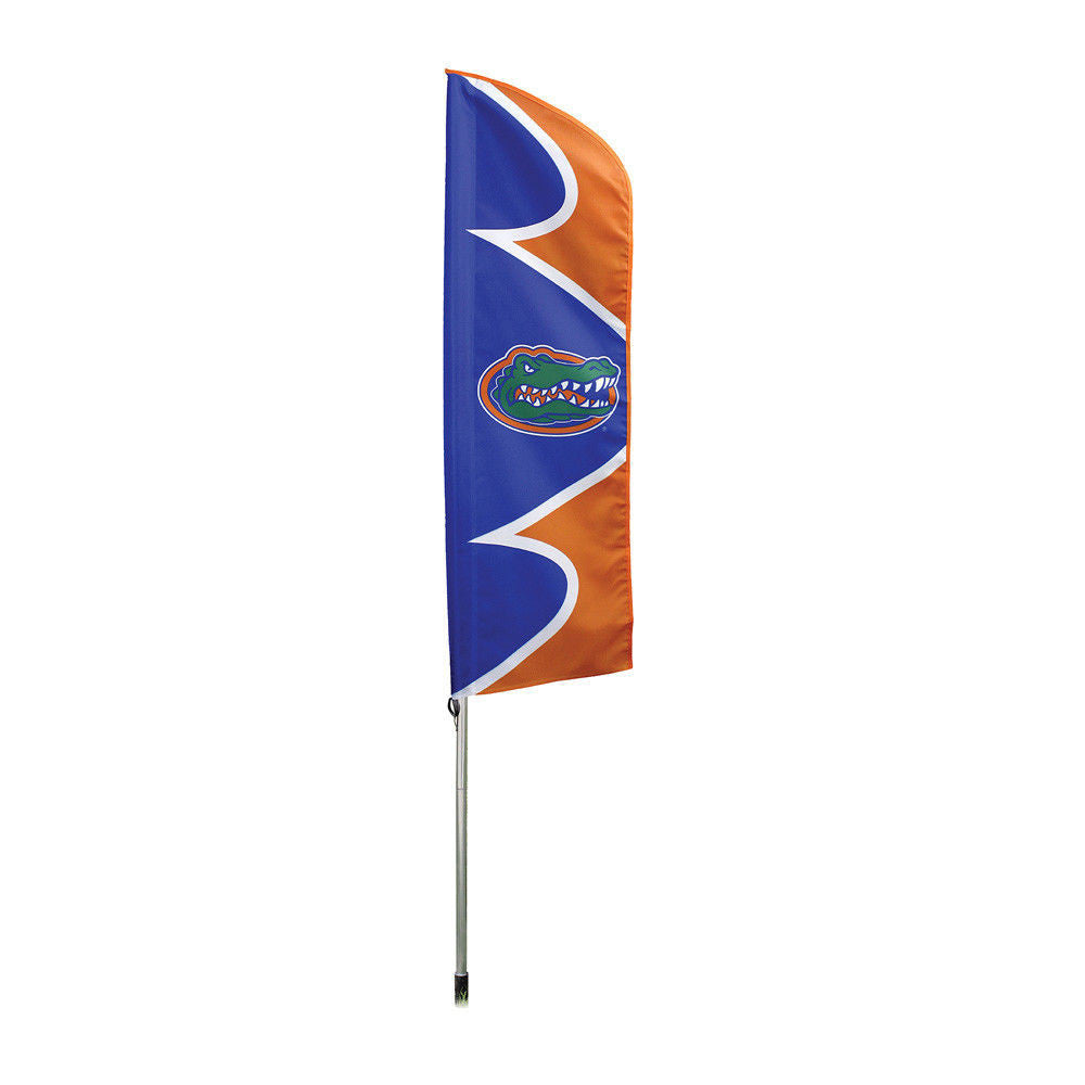 Florida Gators Tide 6 Foot Tall Flag Steel Pole Banner Swooper Double Sided Ncaa