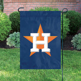 Houston Astros Garden Mini Flag Applique Embroidered Premium Heavy Weight Nylon
