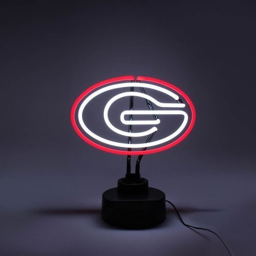 Georgia Bulldogs Neon Sign Light Table Top Lamp Mancave Desk Office Sports Room