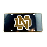 NOTRE DAME FIGHTING IRISH CAR TRUCK TAG LICENSE PLATE METAL SIGN MAN CAVE