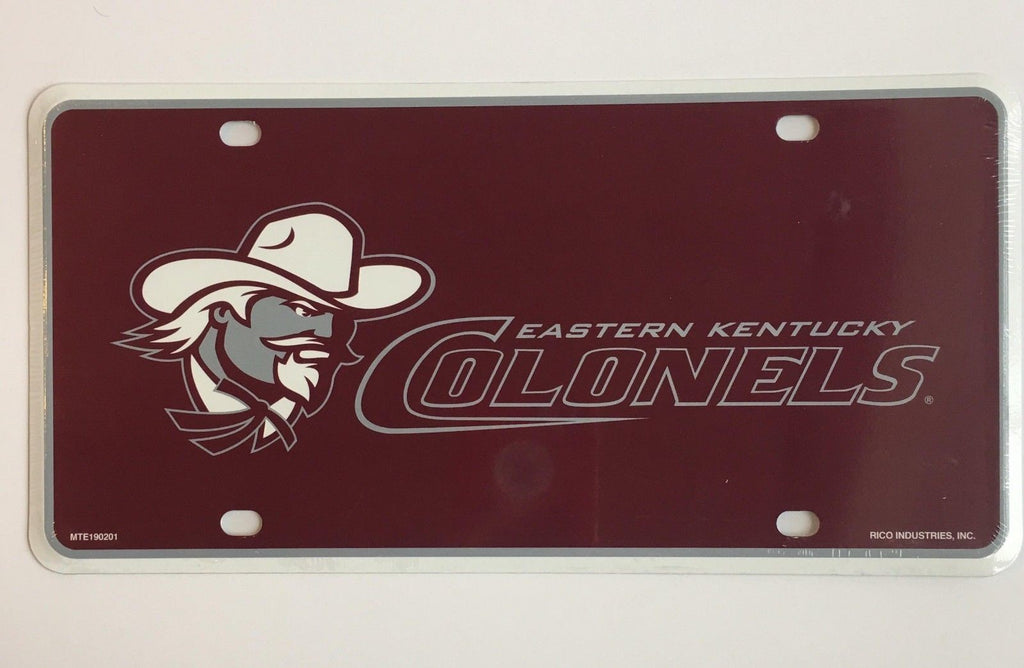 Eastern Kentucky Colonels Car Truck Tag License Plate Metal Sign Man Cave