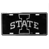 IOWA STATE CYCLONES ELITE CAR TRUCK TAG LICENSE PLATE BLACK SIGN UNIVERSITY