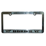Virginia Tech Hokies Car Truck Tag License Plate Frame University Silver Black