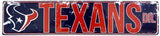 Houston Texans Street Metal 24 X 5.5
