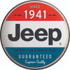 Jeep Since 1941 Embossed Metal Domed Button Sign 24