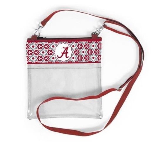 Alabama Crimson Tide Clear Game Day Crossbody Bag Stadium Approved Purse